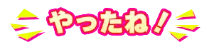 やったね！