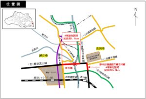 レイクタウン隣接の都市計画道路越谷吉川線が4車線供用を開始 – 2024年7月5日（金）より