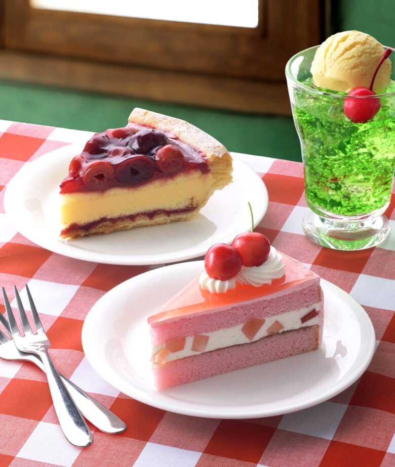 夏の味覚を堪能！銀座コージーコーナーから「さくらんぼのケーキ」と「チェリーパイ」新登場