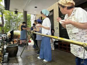 夏の子ども食堂で流しそうめん！ Yashioてらこやcafeが大盛況