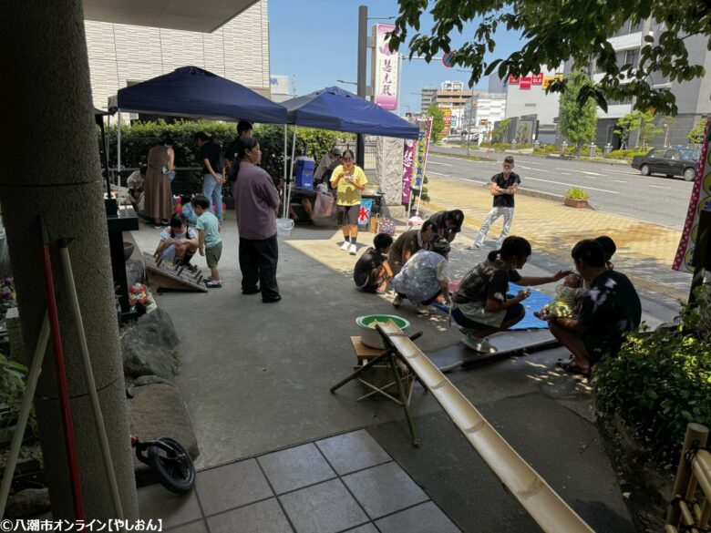 夏の子ども食堂で流しそうめん！ Yashioてらこやcafeが大盛況