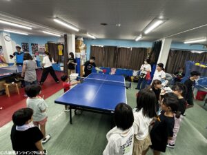 学習塾と卓球教室がコラボ！小学生卓球体験教室が八潮で開催されました