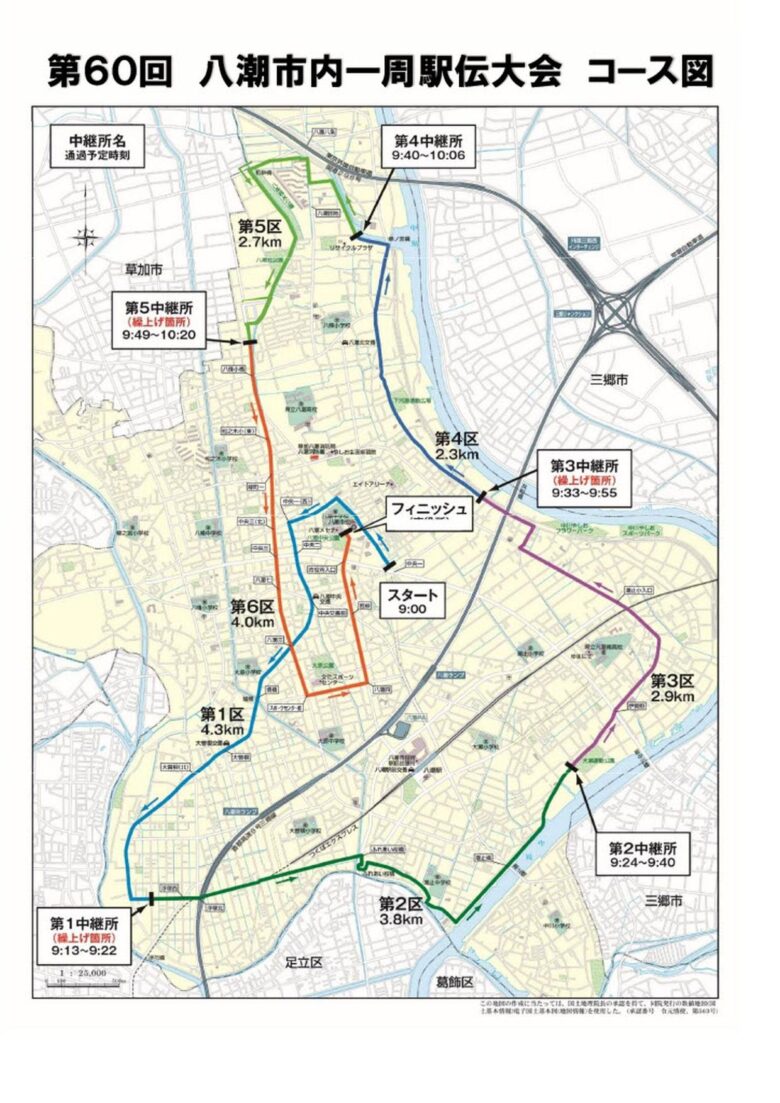 第60回八潮市駅伝大会