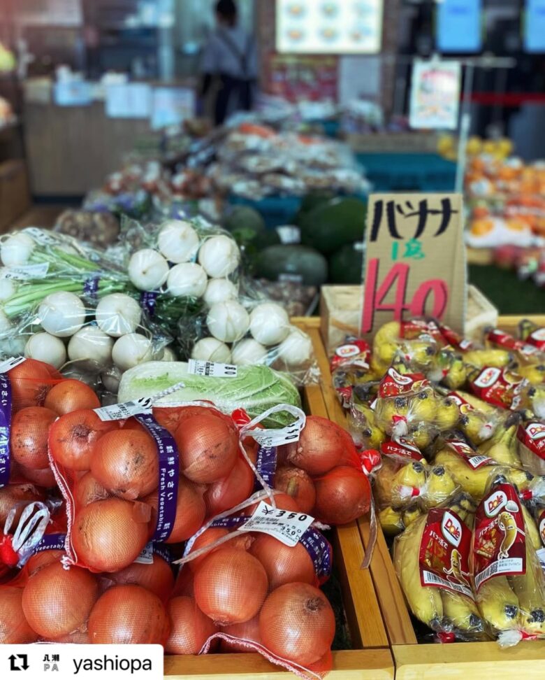 リニューアルオープン！八潮パーキングエリア売店で旬のお野菜＆ご当地土産がさらに充実