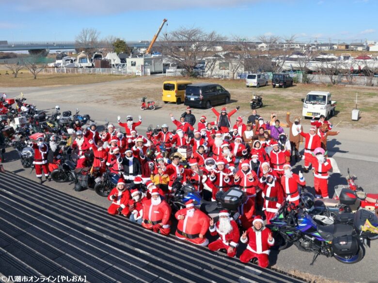 サンタバイクが八潮市内を駆け抜ける！子どもたちへのプレゼントと笑顔があふれた感動の1日