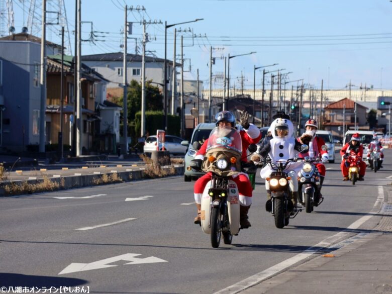 サンタバイクが八潮市内を駆け抜ける！子どもたちへのプレゼントと笑顔があふれた感動の1日