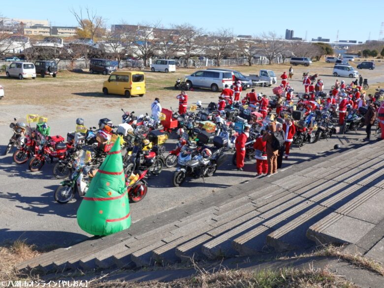 サンタバイクが八潮市内を駆け抜ける！子どもたちへのプレゼントと笑顔があふれた感動の1日