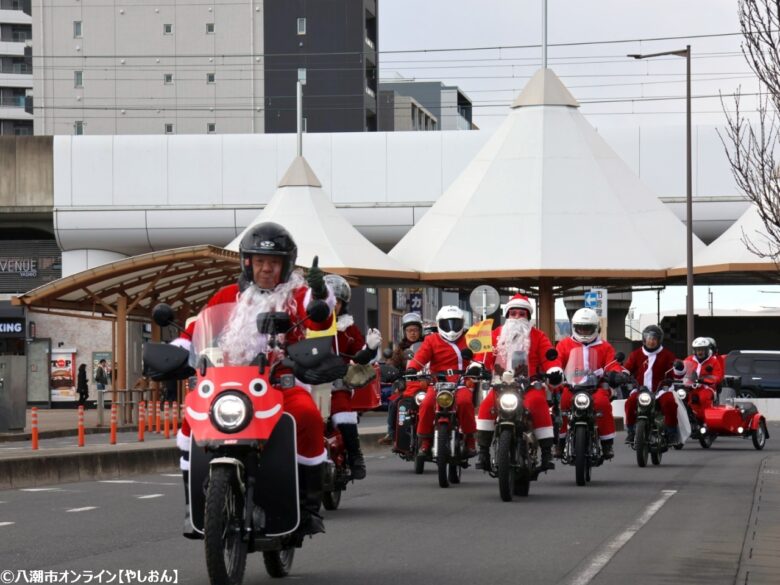 サンタバイクが八潮市内を駆け抜ける！子どもたちへのプレゼントと笑顔があふれた感動の1日