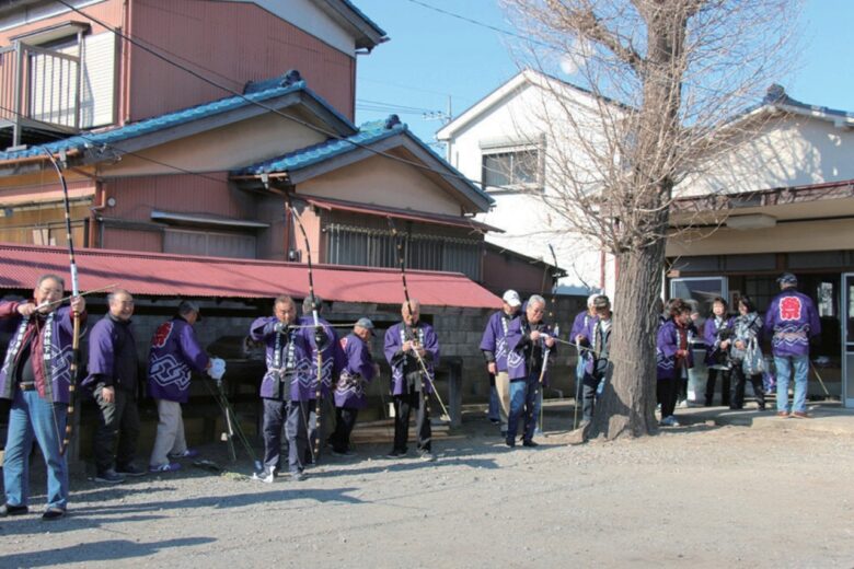 新年の吉兆を占う「鶴ケ曽根の弓ぶち」—伝統が息づく二つの神事　2025/1/19