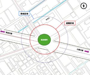 八潮市の道路陥没事故　避難情報と避難区域、警戒区域について