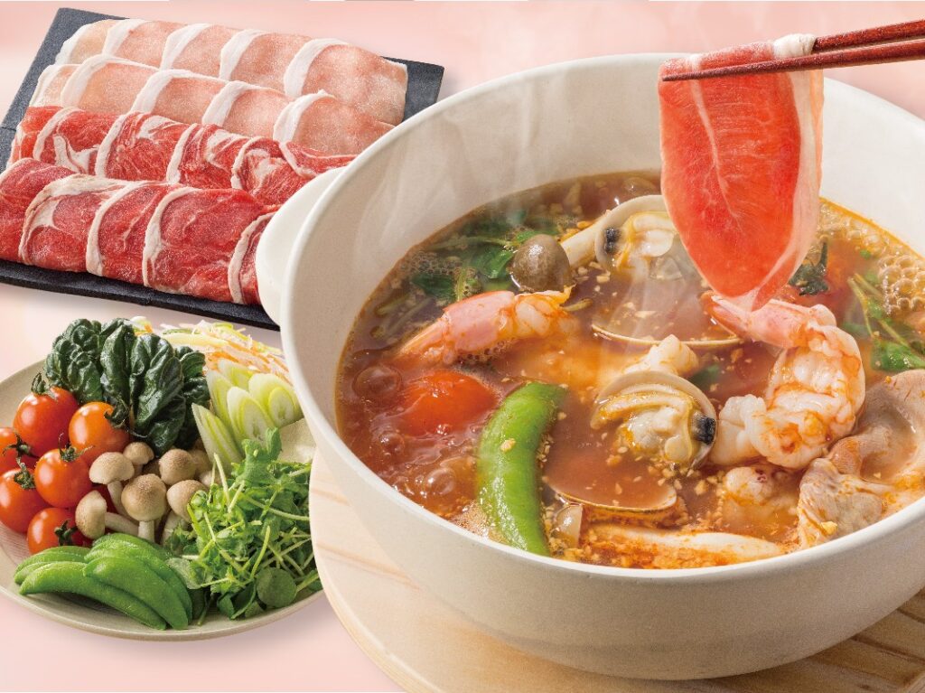 しゃぶ葉のトマト 春の味覚を堪能！しゃぶ葉『春のラムしゃぶフェア』開催｜八潮市