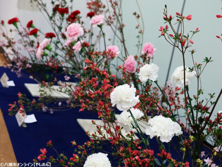 以前の華道展の様子