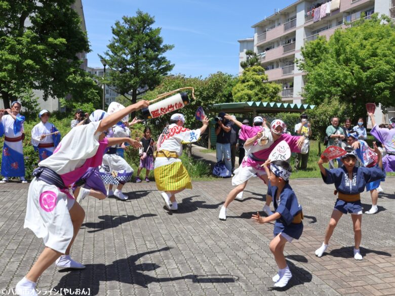 八潮団地に響く春の鼓動――「阿波踊り 春の健康フェスティバル」盛大に開催