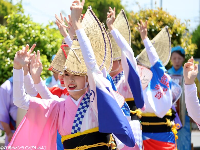 八潮団地に響く春の鼓動――「阿波踊り 春の健康フェスティバル」盛大に開催