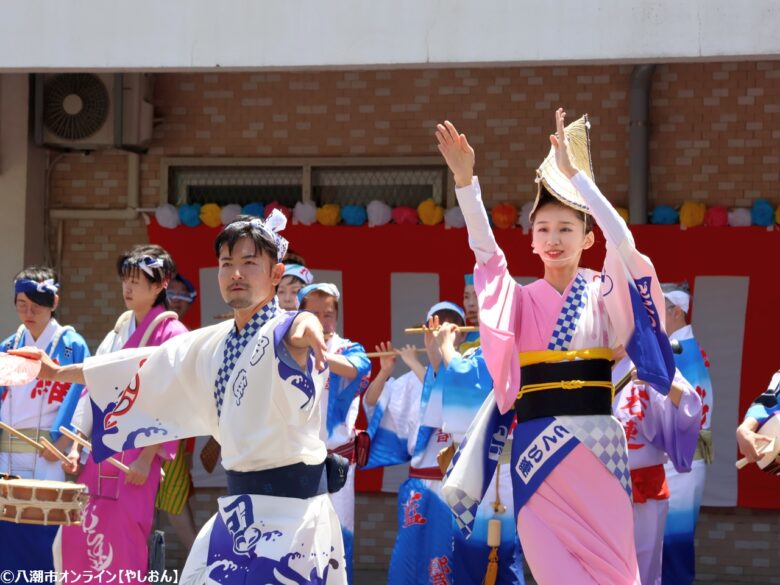 八潮団地に響く春の鼓動――「阿波踊り 春の健康フェスティバル」盛大に開催