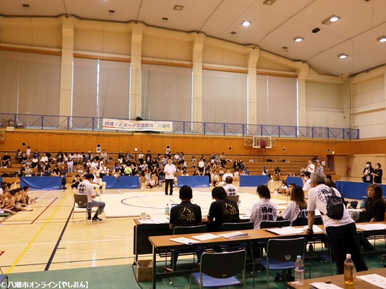 土俵に響く熱い声援！第34回わんぱく相撲大会、エイトアリーナで開催されました