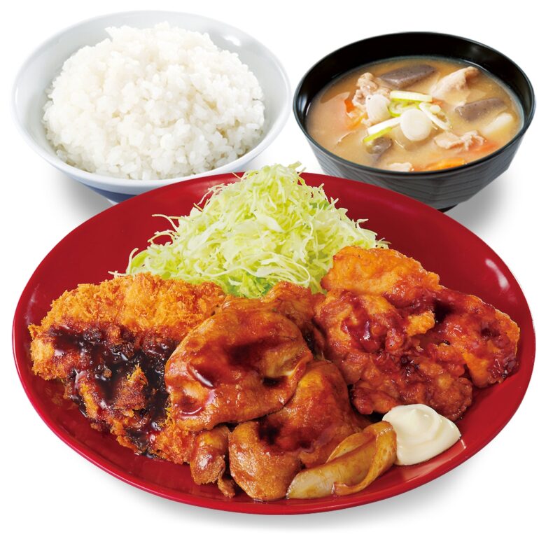 【かつや新作】3種の豚肉料理を一度に味わえる！「豚DX(デラックス)」5月26日より期間限定で登場