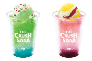 サーティワン　ザクザク氷×シュワっと炭酸！「ザ・クラッシュソーダ」今夏も登場！