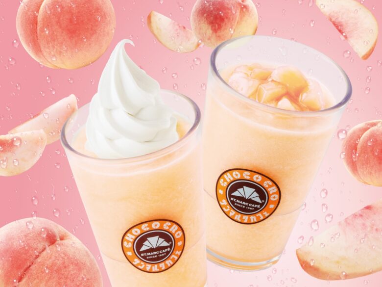 サンマルクカフェに夏限定「白桃スムージー」が登場!6月20日より販売開始