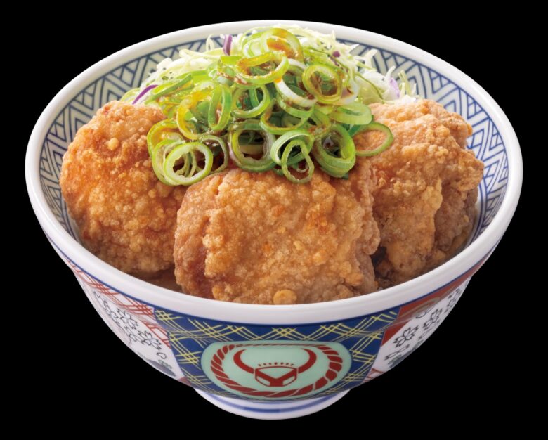 吉野家で『から揚げ祭』スタート!対象商品が今だけ100円引きに