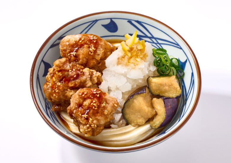 鬼おろし鶏からぶっかけうどん