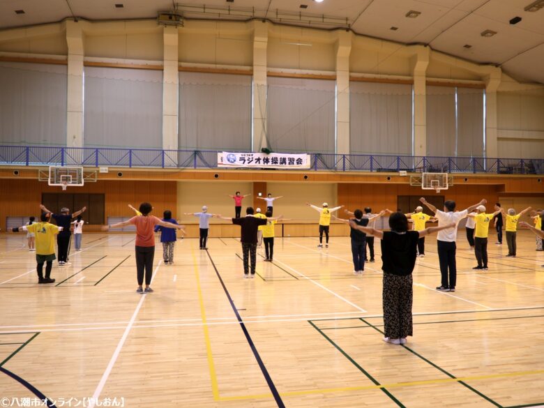 八潮市でラジオ体操講習会開催！“いつでも・誰でも・いつまでも”健康づくりを実践！