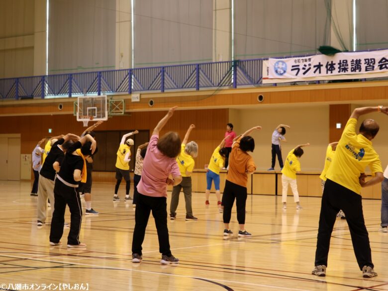 八潮市でラジオ体操講習会開催！“いつでも・誰でも・いつまでも”健康づくりを実践！