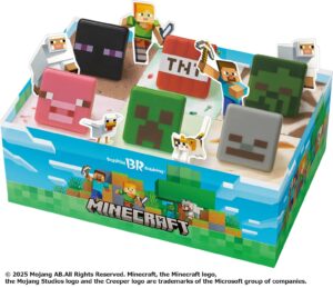 サーティワンに「マインクラフト アイスクリームケーキ」が初登場！ あの人気キャラクターがアイスになって集結！