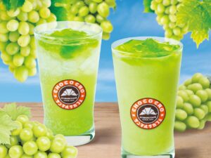 【サンマルクカフェ】夏を彩る爽やか新作！長野県産シャインマスカット使用ドリンクが登場