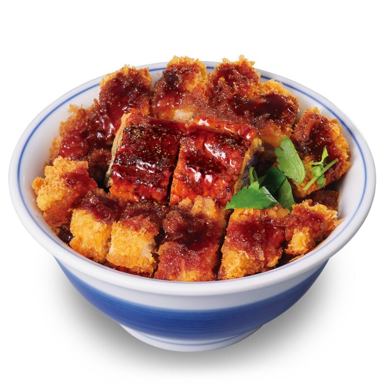 うなぎの蒲焼きとロースカツの合い盛り丼