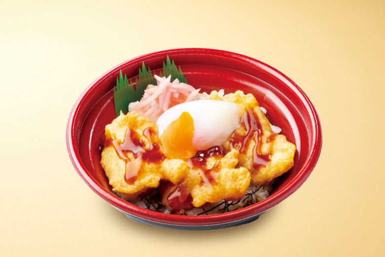 【オリジン】甘辛だれが決め手!「親子鶏天丼」新登場