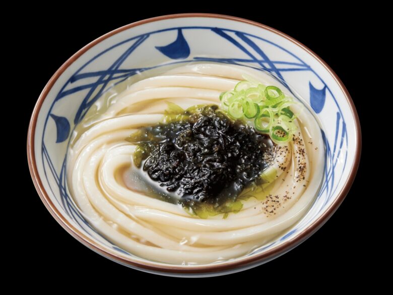 冷たーい海苔旨塩うどん