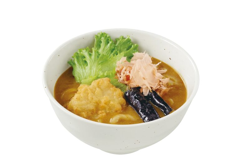 冷やしカレーうどん(鶏天付)