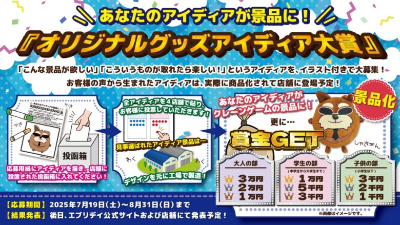 オリジナルアイデア大賞