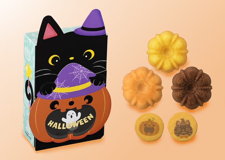 銀座コージーコーナーから黒ねこ&ジャック・オ・ランタンのハロウィン限定焼菓子ギフト登場