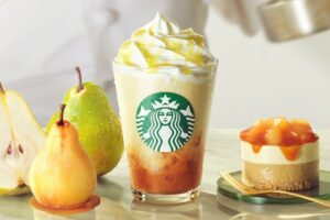 芳醇な洋なしと濃厚生キャラメルの出会い　スターバックス新作フラペチーノ®が登場