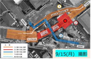 八潮市道路陥没事故　復旧工事は10月も継続　交通規制一部緩和へ