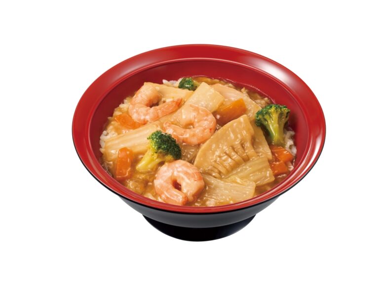 すき家、ぷりぷり海老と彩り野菜の「エビ中華丼」発売　牛あいがけやおんたまも登場