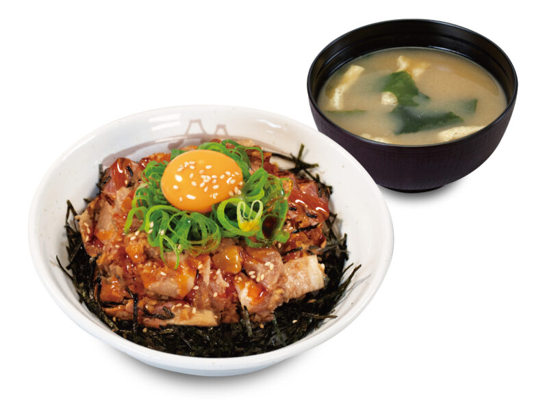 松屋から“背徳飯”新登場！ごろごろチャーシュー丼を9月23日より全国発売