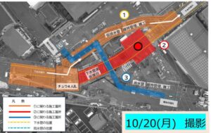 中川流域下水道管破損に伴う道路陥没事故　復旧工事進む　11月には講演会も開催