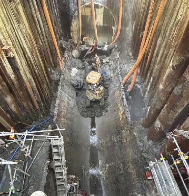中川流域下水道管破損に伴う道路陥没事故 復旧工事進む 11月には講演会も開催