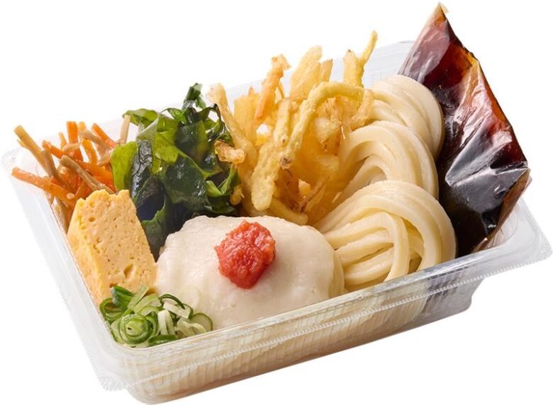 明太とろろうどん弁当
