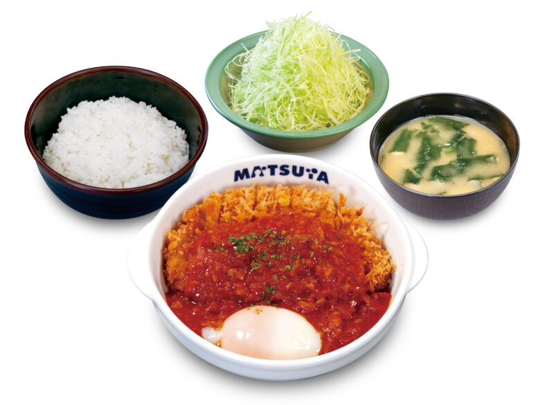 うまトマロースかつ定食
