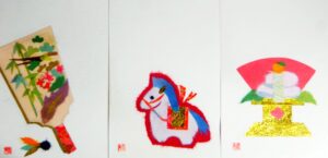 八潮市で「和紙ちぎり絵講座」開催　干支やお正月モチーフの作品作りを体験できます
