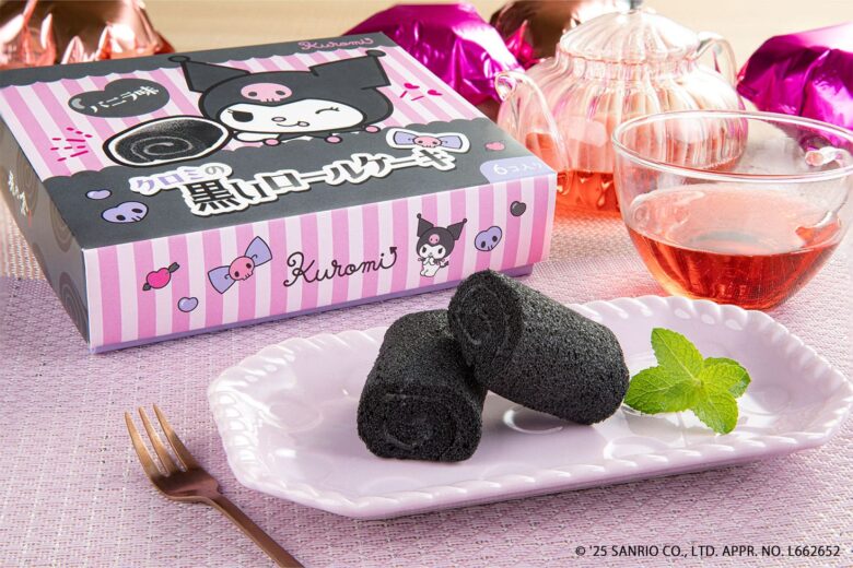 草加葵×サンリオ人気キャラ「クロミ」コラボ！黒いずきんをイメージしたロールケーキ登場