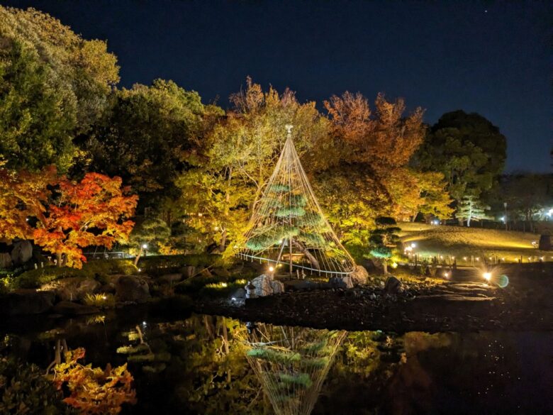 足立区花畑記念庭園で“秋のライトアップ”開催 紅葉と光が織りなす幻想的な7日間
