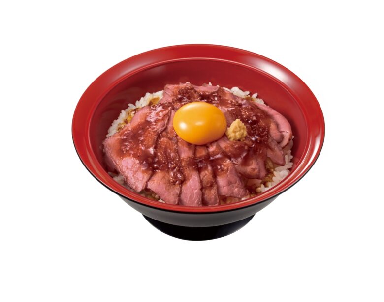 にんにく香る至福の一杯！すき家に「ローストビーフ丼」初登場、11月11日より販売開始