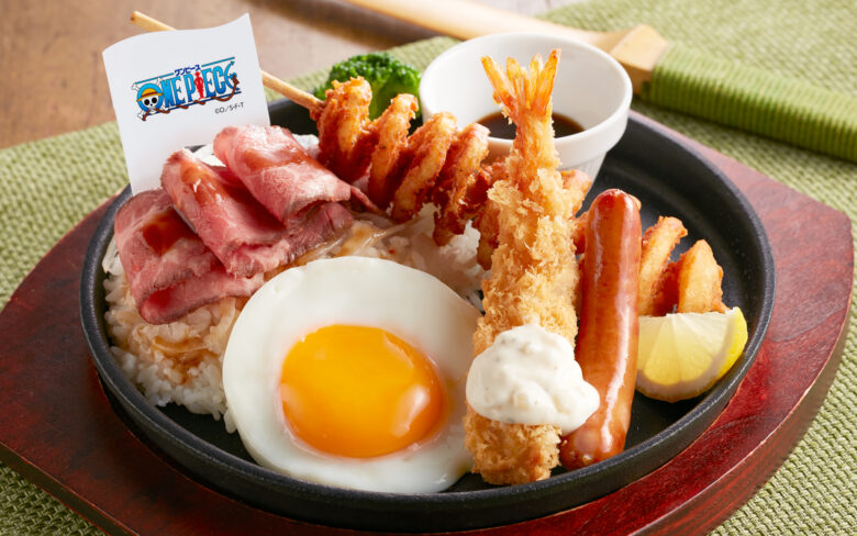 ゾロの三刀流鉄板盛り／1,099円（税込1,208円）*TAKEOUT可