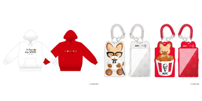 左から「コラボパーカー」「アイルーパスケース」イメージ