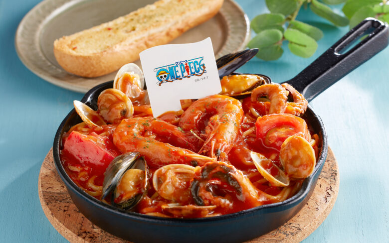 サンジのレディに捧げる情熱のペスカトーレ（ガーリックトースト付）／1,099円（税込1,208円）　単品／999円（税込1,098円）*TAKEOUT可